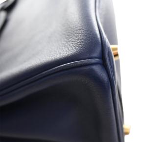 Hermes Bleu Saphir Evercolor Birkin Retourne 30 10