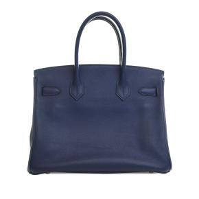 Hermes Bleu Saphir Evercolor Birkin Retourne 30 2