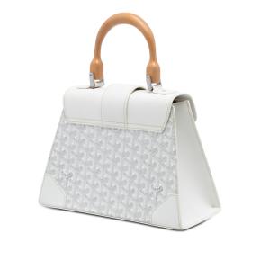 Goyardine White Saigon Structured PM 2
