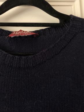 MaxMara Navy Blue Wool/Cotton Blend Jumper 7
