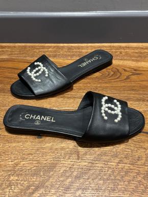 Chanel Embellished CC Slides 5