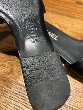 Chanel Embellished CC Slides 7