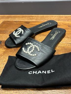 Chanel Embellished CC Slides 4