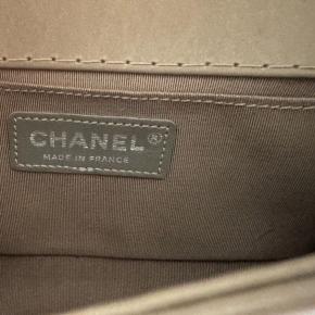 Chanel Taupe Leather Boy Bag 6