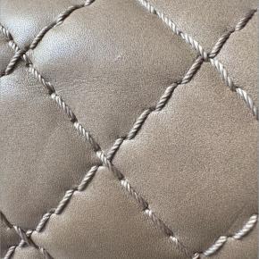 Chanel Taupe Leather Boy Bag 10