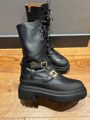 Fendi Black Delfina Combat Boots 2