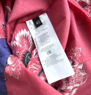 Etro Printed Red Silk Blouse 5