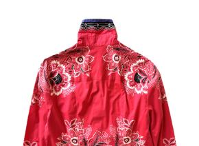 Etro Printed Red Silk Blouse 14