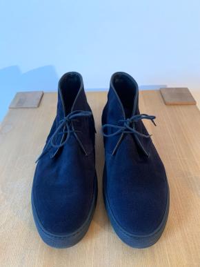 Fratelli Rossetti Navy Suede Desert Boots 2
