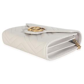 GucciCalfskin Matelasse GG Marmont Chain Wallet 7