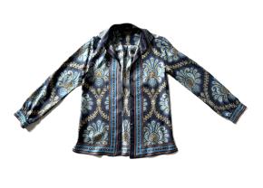 Etro Printed Silk Blouse 10