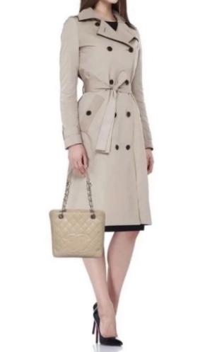 Chanel Beige Caviar Tote Bag 3