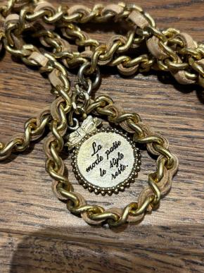 Chanel Beige Quilted WOC 4