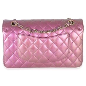 Chanel Iridescent Quilted Lambskin Medium Classic Double Flap Bag 2