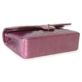 Chanel Iridescent Quilted Lambskin Medium Classic Double Flap Bag 6