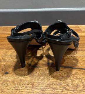 Chanel Faux Pearl Embellished Sandals 4