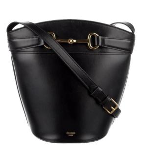 Celine Black Leather Tote 10