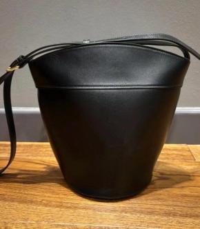 Celine Black Leather Tote 9
