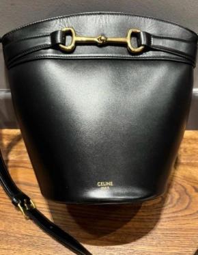 Celine Black Leather Tote 8