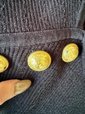 Balmain Black Knit Top 9