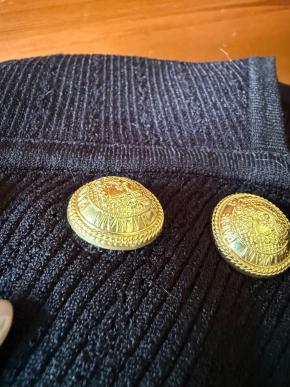 Balmain Black Knit Top 8