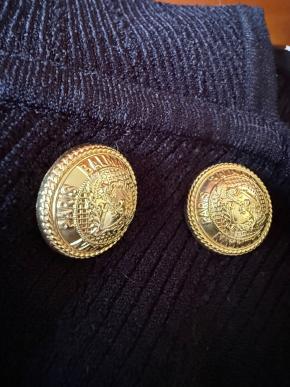 Balmain Black Knit Top 7