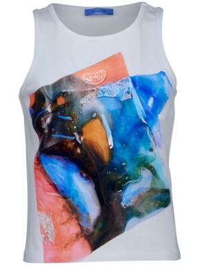 Mugler Printed Cotton Tank Top 5