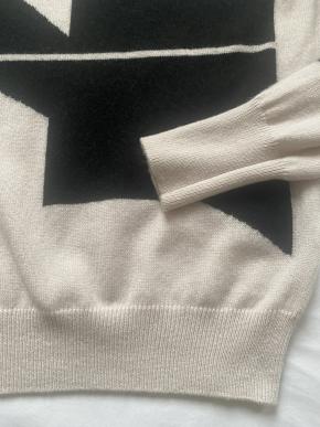 Bottega Veneta Beige/Black Cashmere Jumper 3