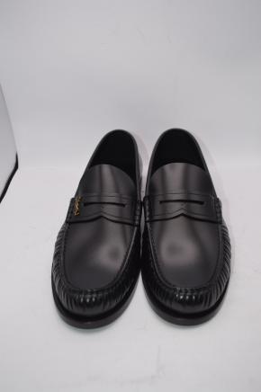 Saint Laurent Black Leather Moccasins 11