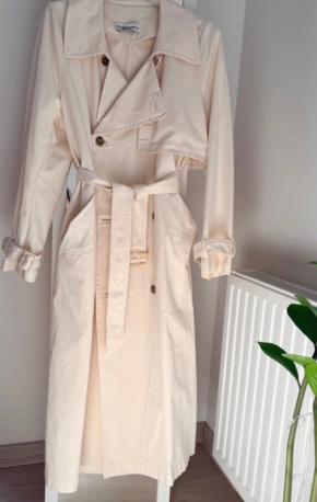 Nour Hammour Cream Harriet Trench Coat 2