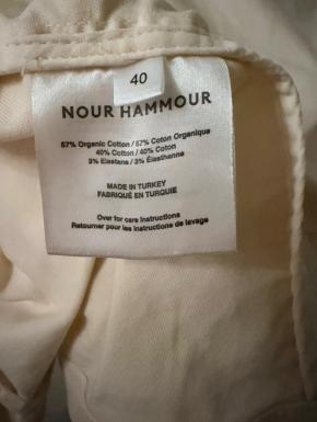Nour Hammour Cream Harriet Trench Coat 8
