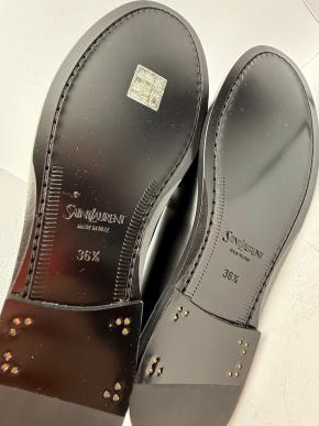 Saint Laurent Black Moccasins 3
