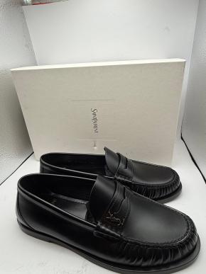 Saint Laurent Black Moccasins 5