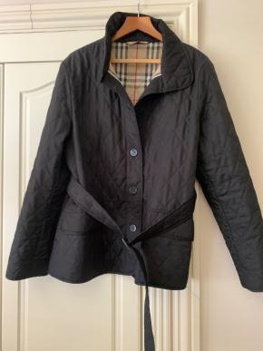 Burberry Black Quilted Jacket 4