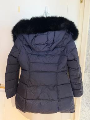 Prada Fur Trimmed Hood Puffer Coat 3