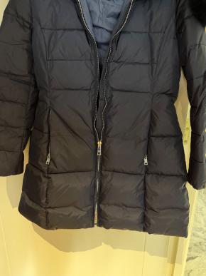 Prada Fur Trimmed Hood Puffer Coat 10