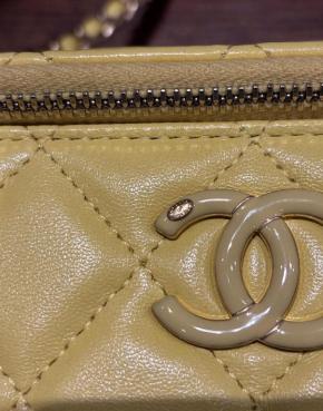 Chanel Yellow Trendy CC Vanity Bag 5
