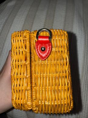 Miu Miu Raffia Clutch - NO STRAP 7