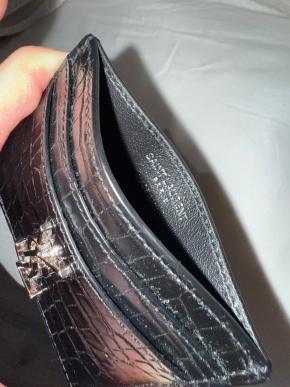 Saint Laurent Black Card Holder 4