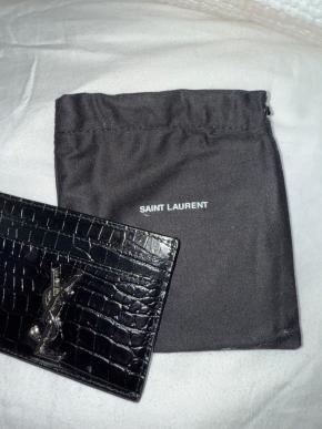 Saint Laurent Black Card Holder 3