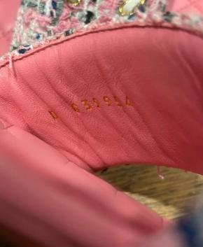 Chanel Tweed Flat Slides 5