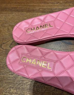 Chanel Tweed Flat Slides 6