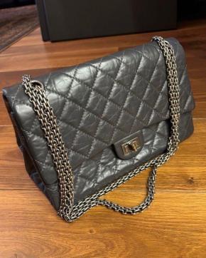 Chanel Grey Reissue Shoulder Bag 2