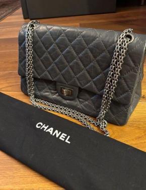 Chanel Grey Reissue Shoulder Bag 10