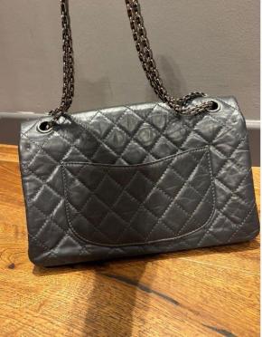 Chanel Grey Reissue Shoulder Bag 3