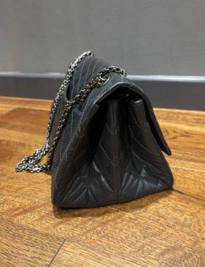 Chanel Grey Reissue Shoulder Bag 6