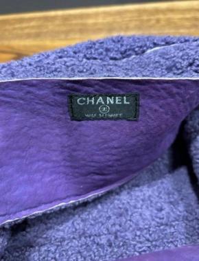 Chanel Purple Sheepskin Shoulder Bag 5