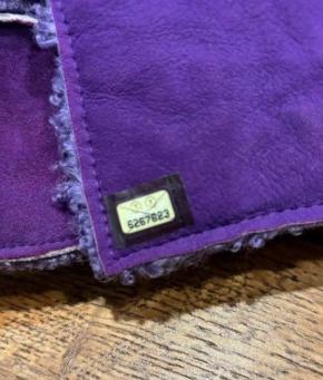 Chanel Purple Sheepskin Shoulder Bag 6