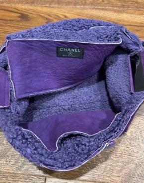 Chanel Purple Sheepskin Shoulder Bag 7