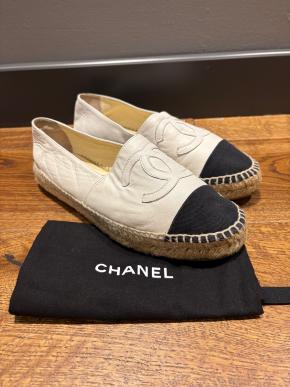 Chanel Black And White Espadrilles 2